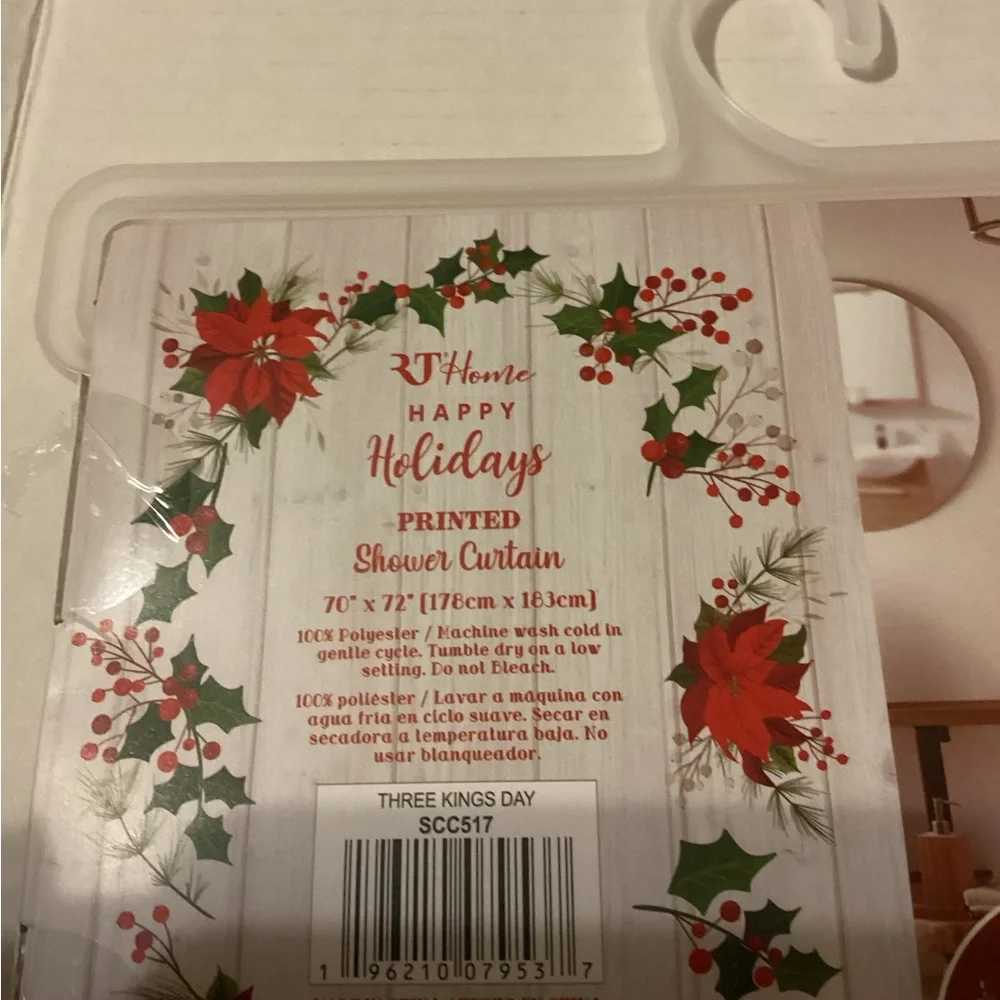 Three Kings Day Shower Curtain NWT Feliz dia de Reyes